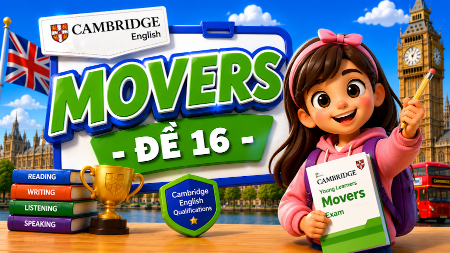 Đề thi MOVERS - ĐỀ 16