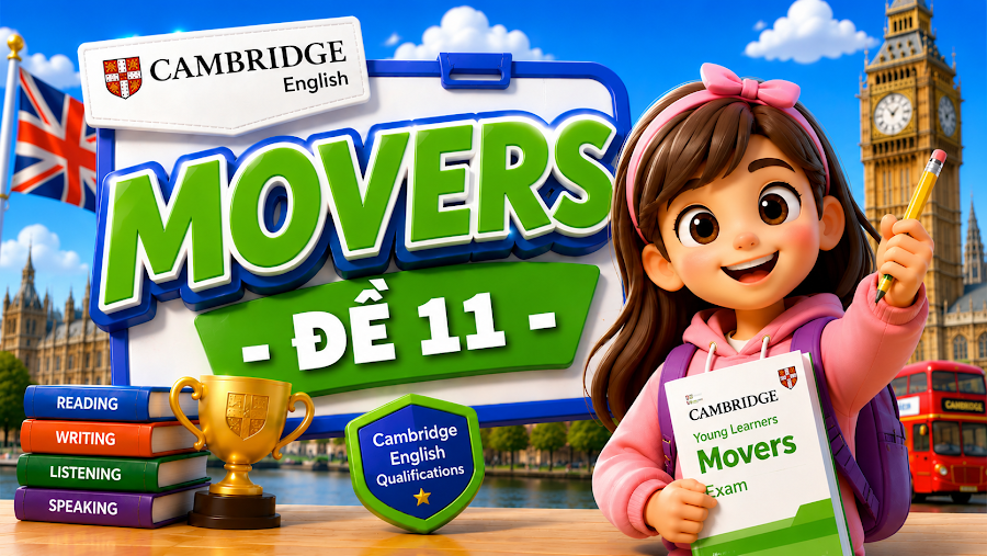 Đề thi MOVERS - ĐỀ 11