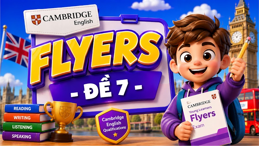 Đề thi FLYERS - ĐỀ 7
