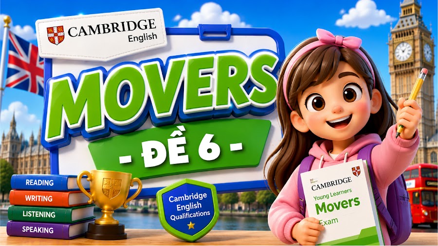 Đề thi MOVERS - ĐỀ 6