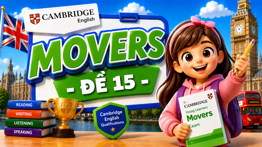 Đề thi MOVERS - ĐỀ 15