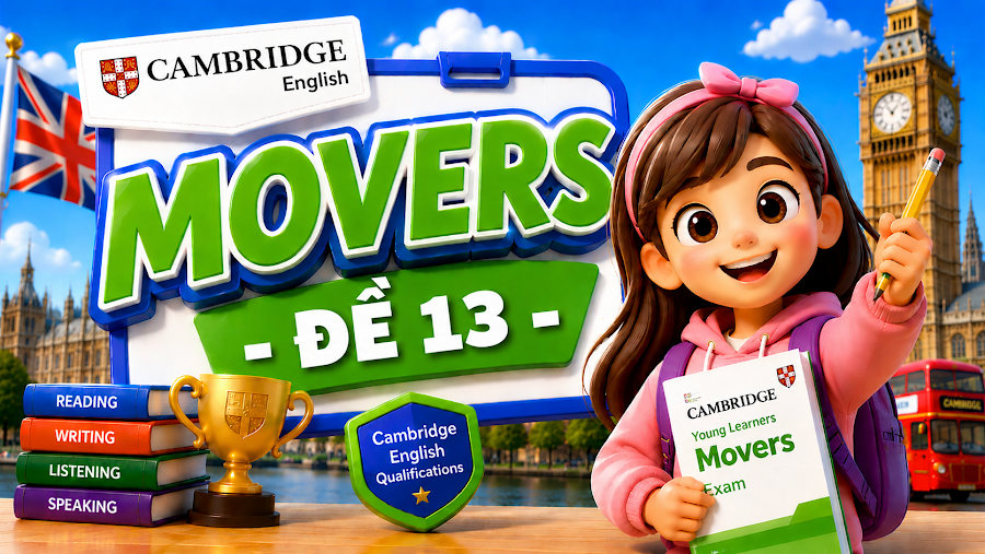 Đề thi MOVERS - ĐỀ 13