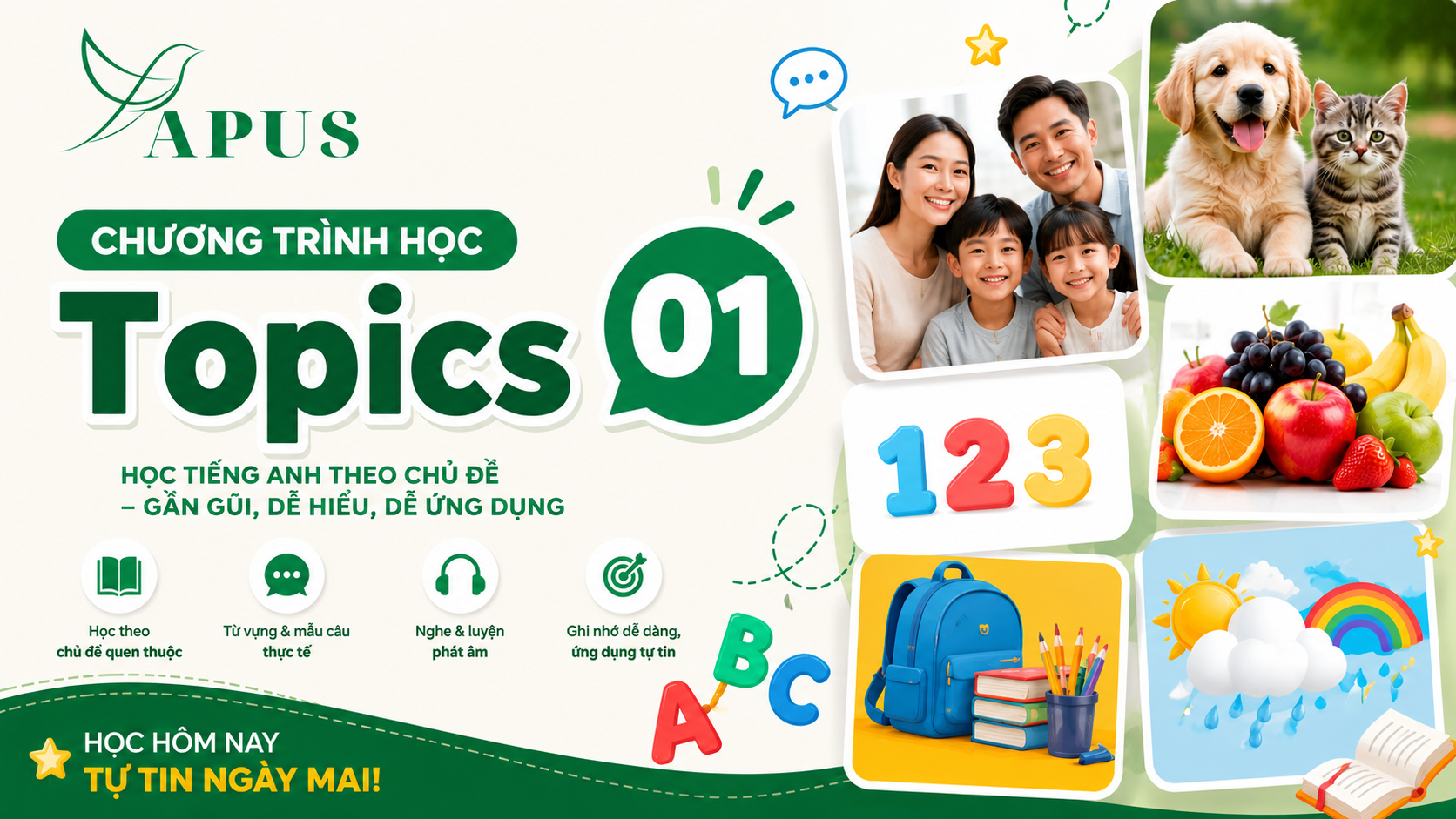 Khóa học TOPICS 01